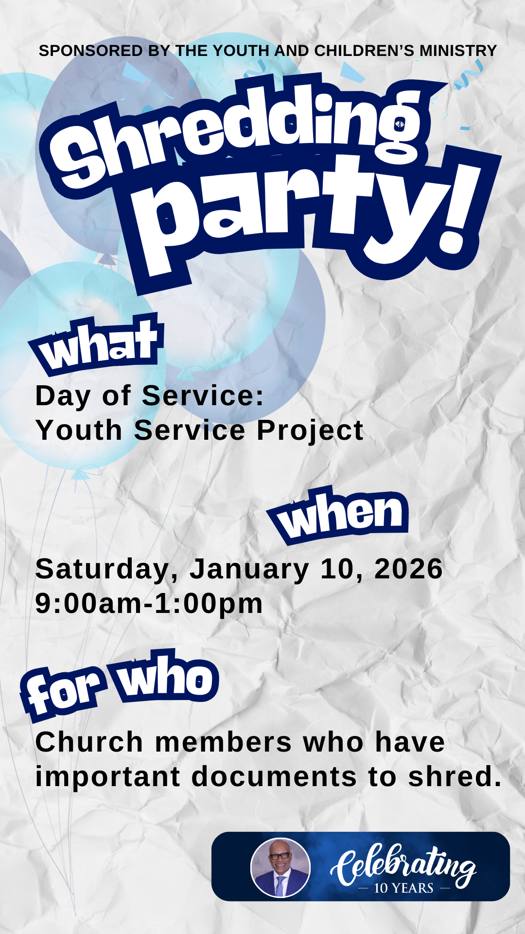 Paper Shredding Party